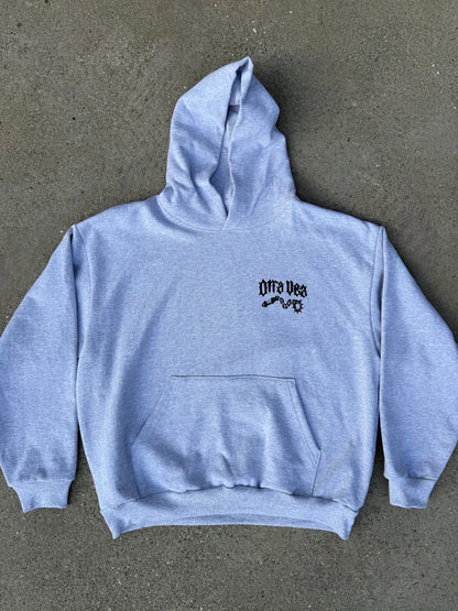 Lovebirds Hoodie - Heather Grey